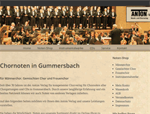 Tablet Screenshot of anton-musikverlag.de
